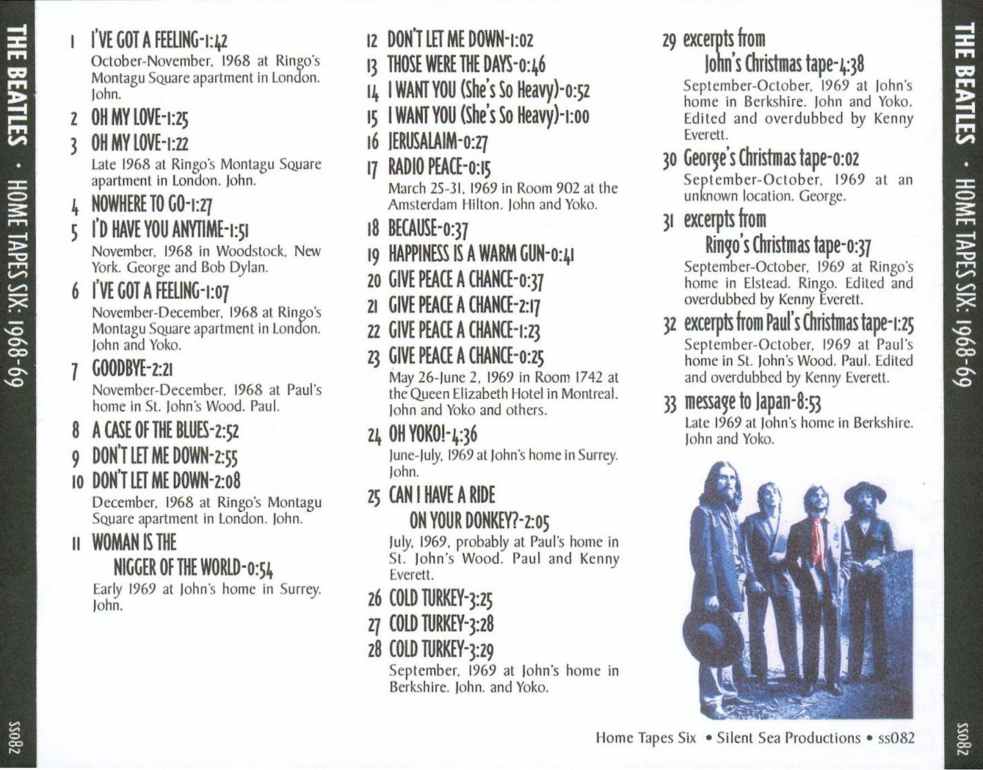 Complete Home Recordings 1968-69back